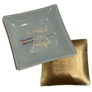 “Thankful & Grateful” Jewelry Dish